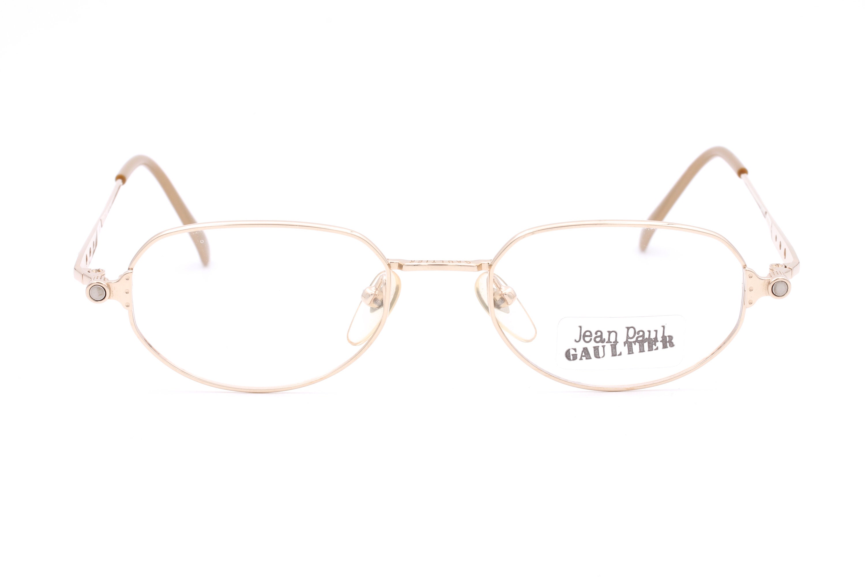 小物 jean paul gaultier glasses code Jean-Paul GAULTIER 56-7116 Metal Clip-on Sun Glasses Black