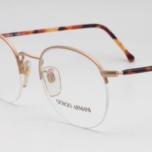 Giorgio Armani 142 vintage eyeglasses made in Italy 90&#39;s - new old stock
