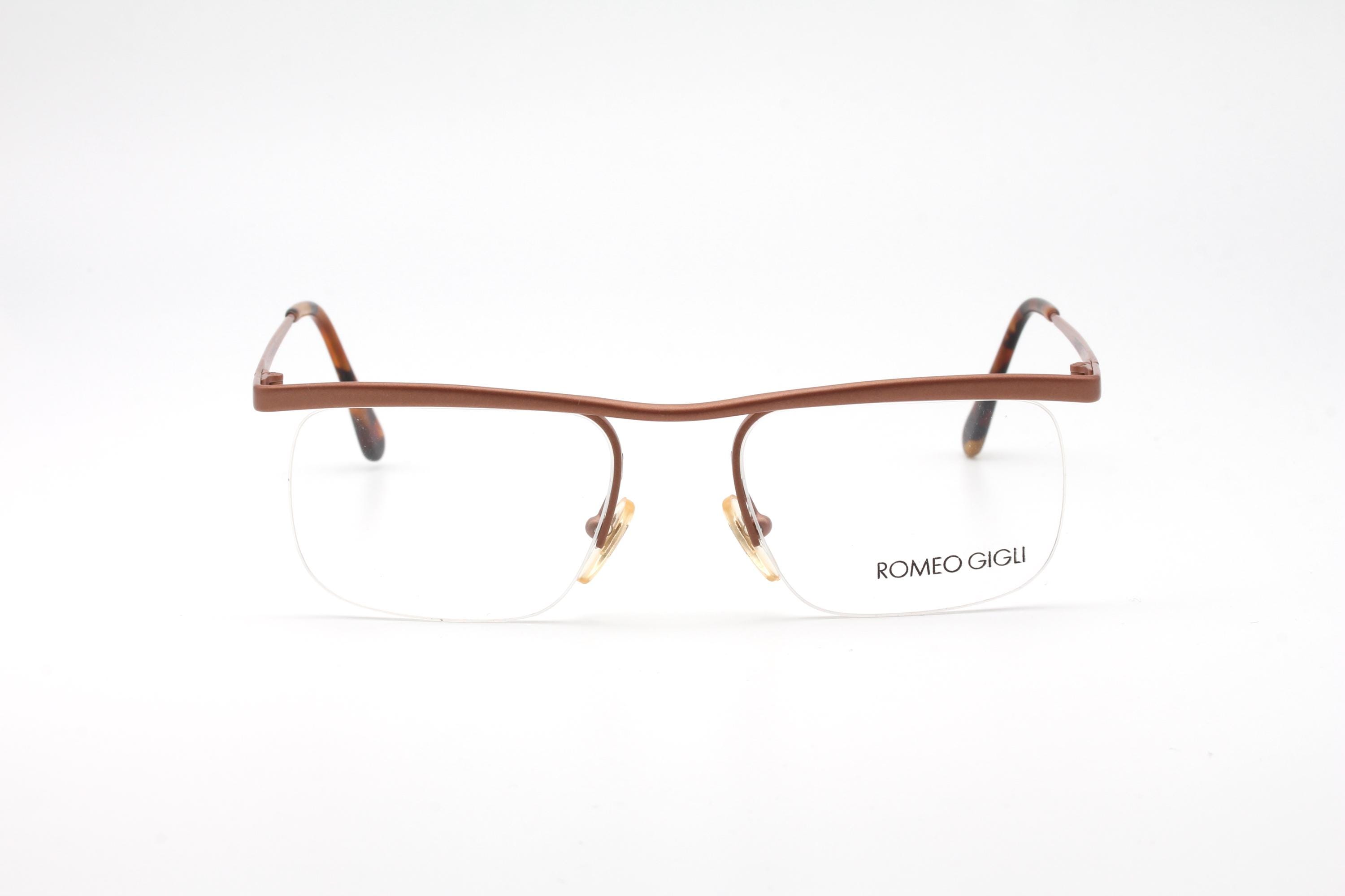 Romeo Gigli RG 55 Vintage Eyeglasses Made in Italy 90's - New Old