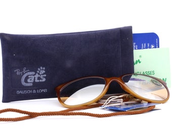 Ray Ban B&L Cats W 0125 vintage sunglasses with Ambermatic Mirror lenses