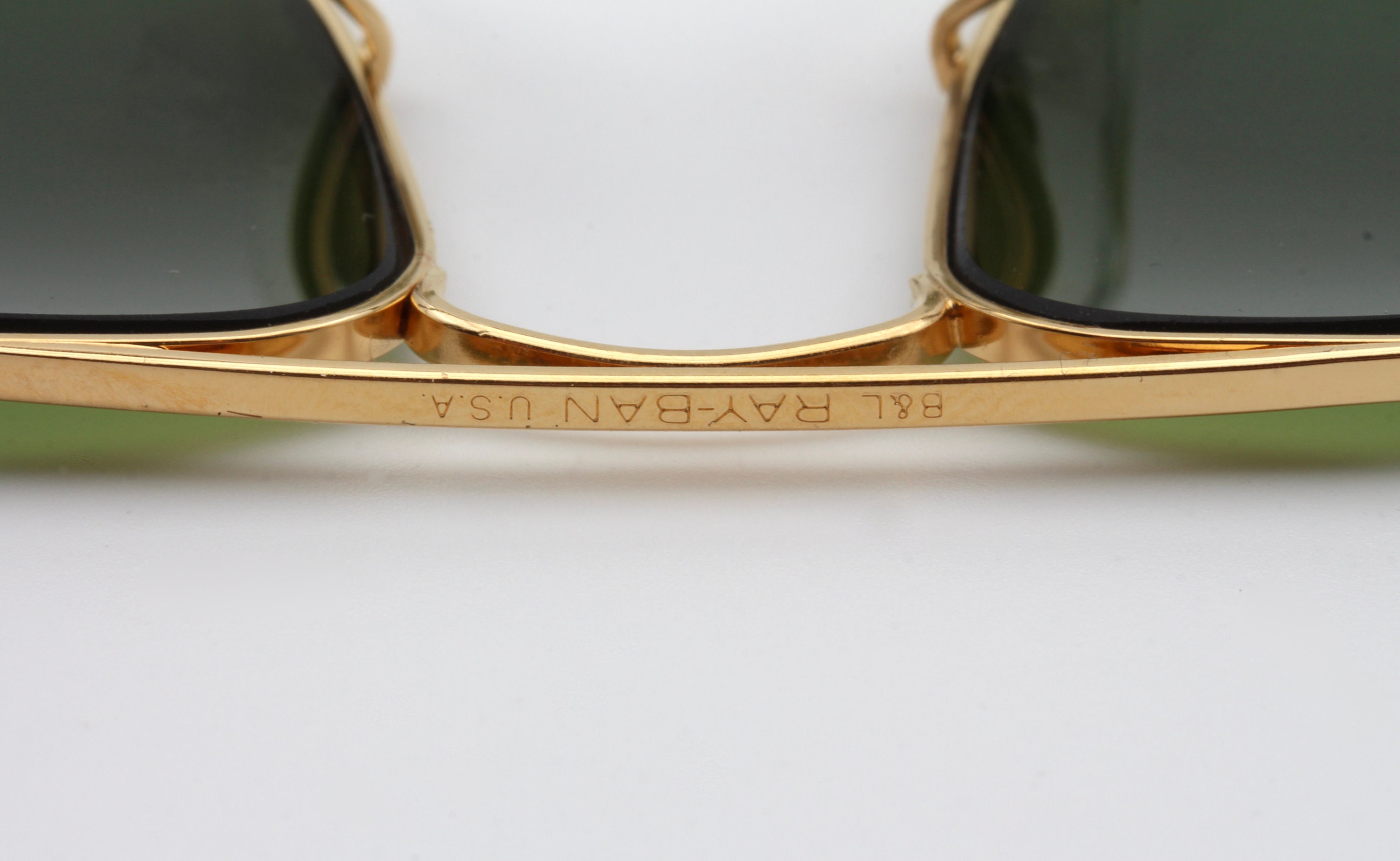 Ray Ban B&L Fashion Metal Style II Vintage Sunglasses Made in USA