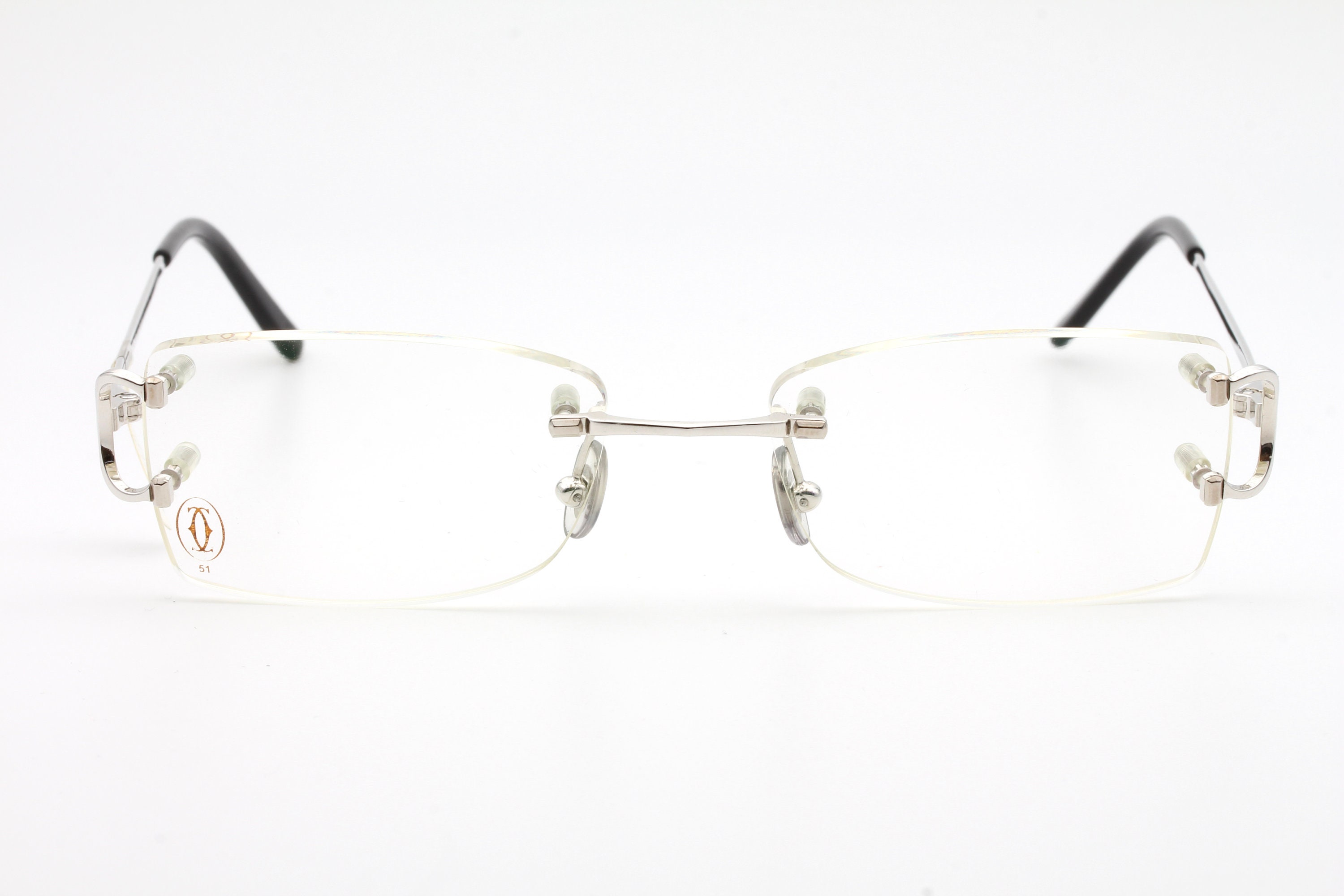 Cartier Piccadilly Platinum Vintage Eyeglasses Made in  display picture 1