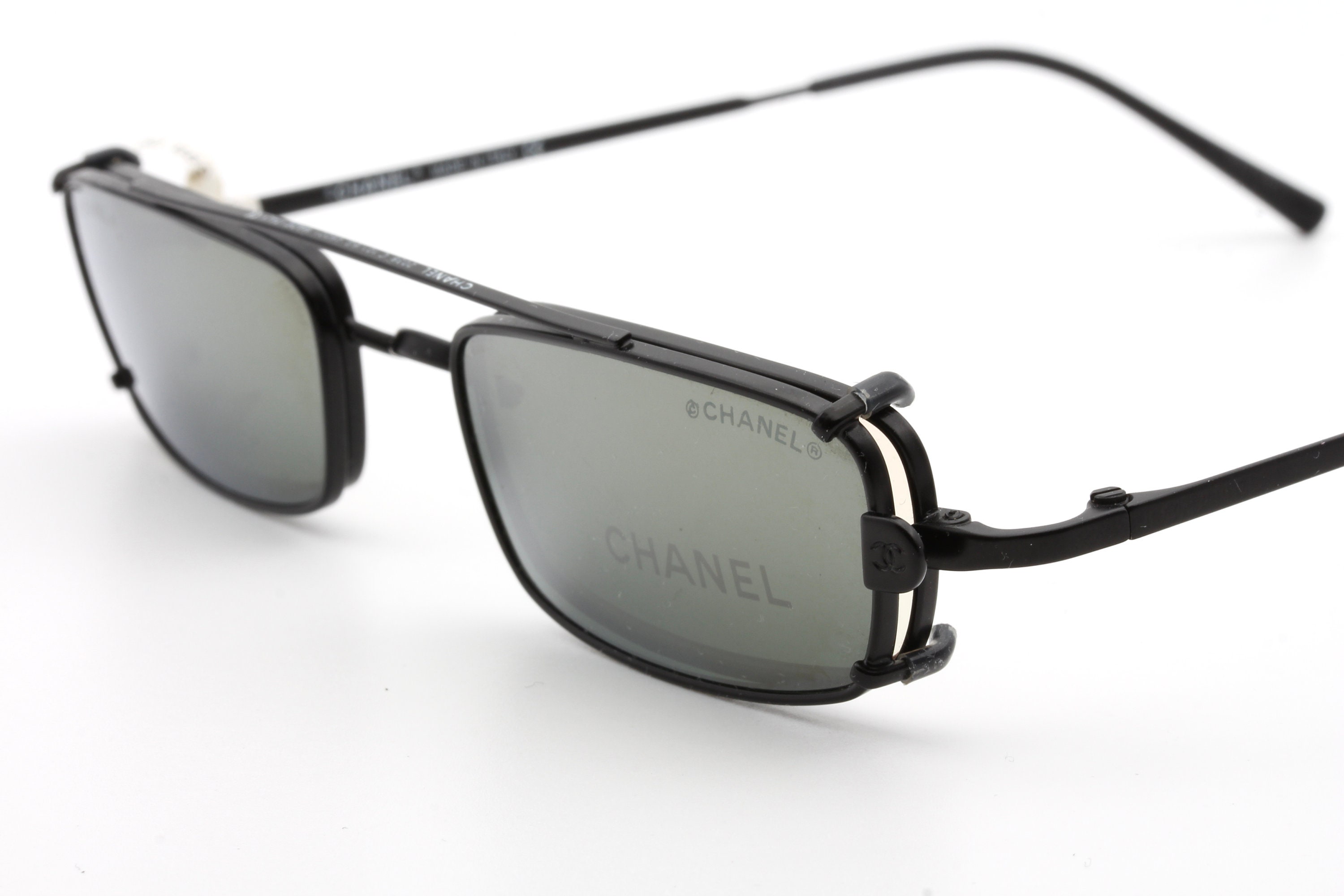Chanel 2038 Vintage Clip on Sunglasses Made in Italy 2000 s New Old Stock Etsy India