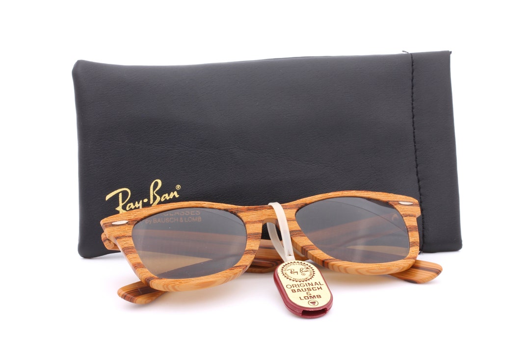 Ray ban wood frame sunglasses sale