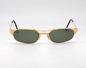 Ray Ban B&L Signet Vintage Classic Metal Sunglasses With Square
