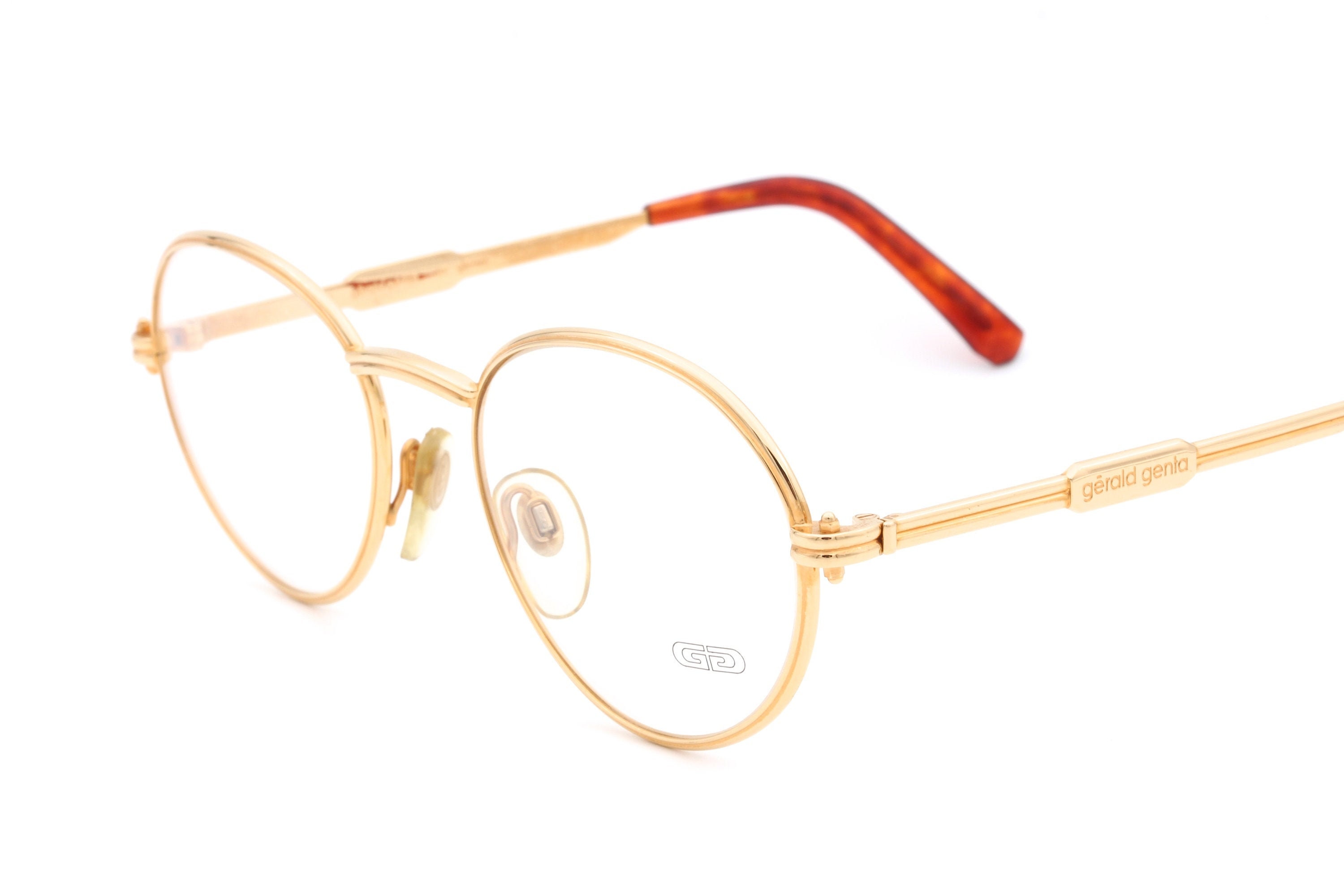 Gerald Genta New Classic 02 Luxury Vintage Eyeglasses With Gold 