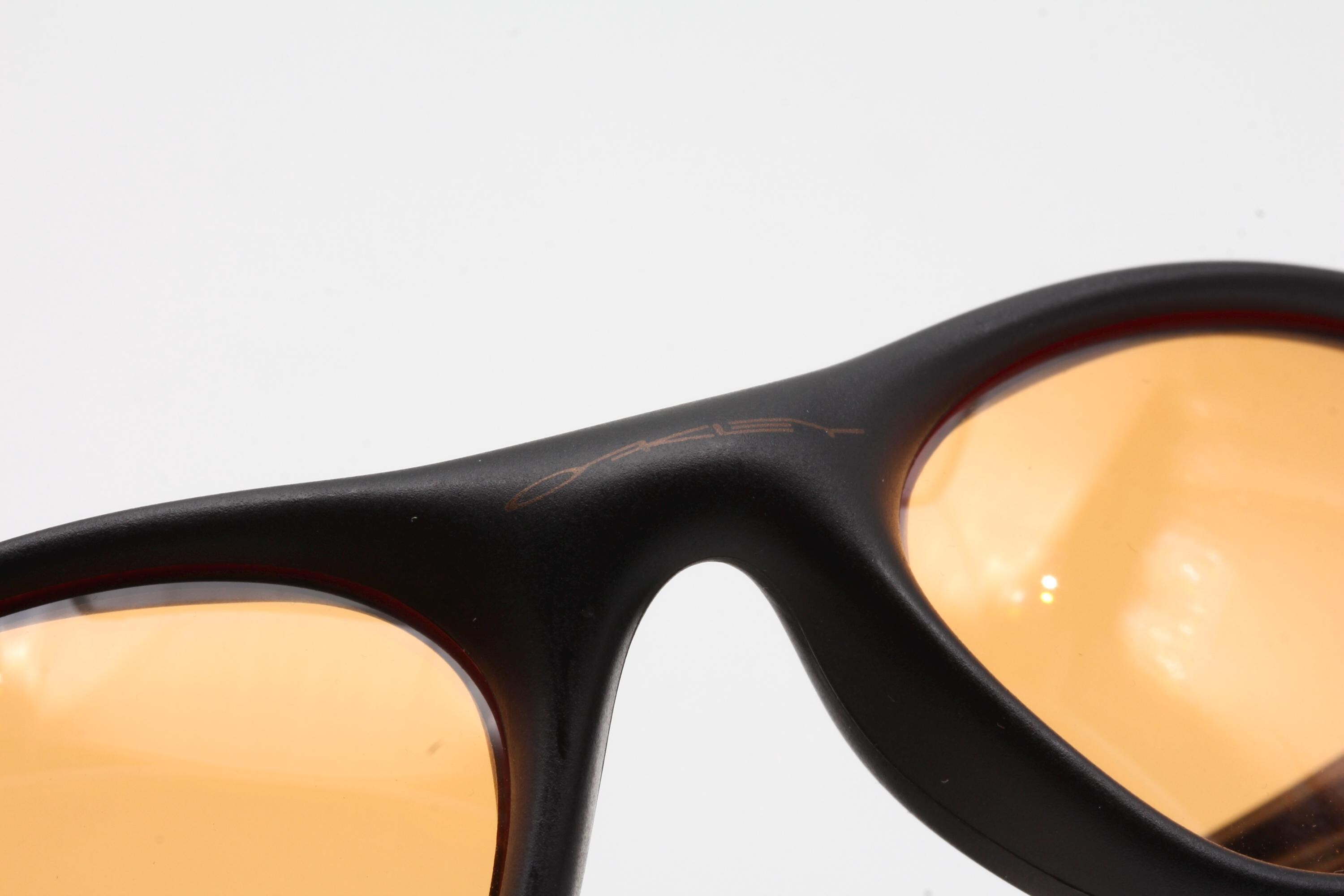 Vintage Sunglasses Oakley Minute Persimmon Made in the USA 90's