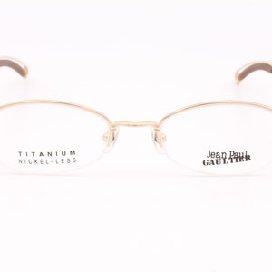 Gaultier vintage eyeglasses mod 55 0047 made in Japan 90&#39;s - JPG tiny frames - new old stock