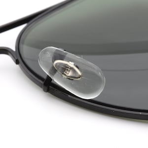 Vintage Ray Ban B&L black aviator sunglasses made on USA 80's - New Old Stock image 6
