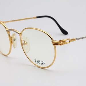Fred Ouragan vintage eyeglasses made in France 90's New Old Stock
