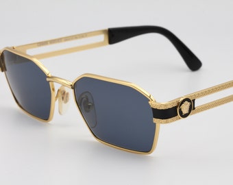 Gafas de sol vintage Versace S. 69 fabricadas en Italia años 80 - nuevo stock antiguo