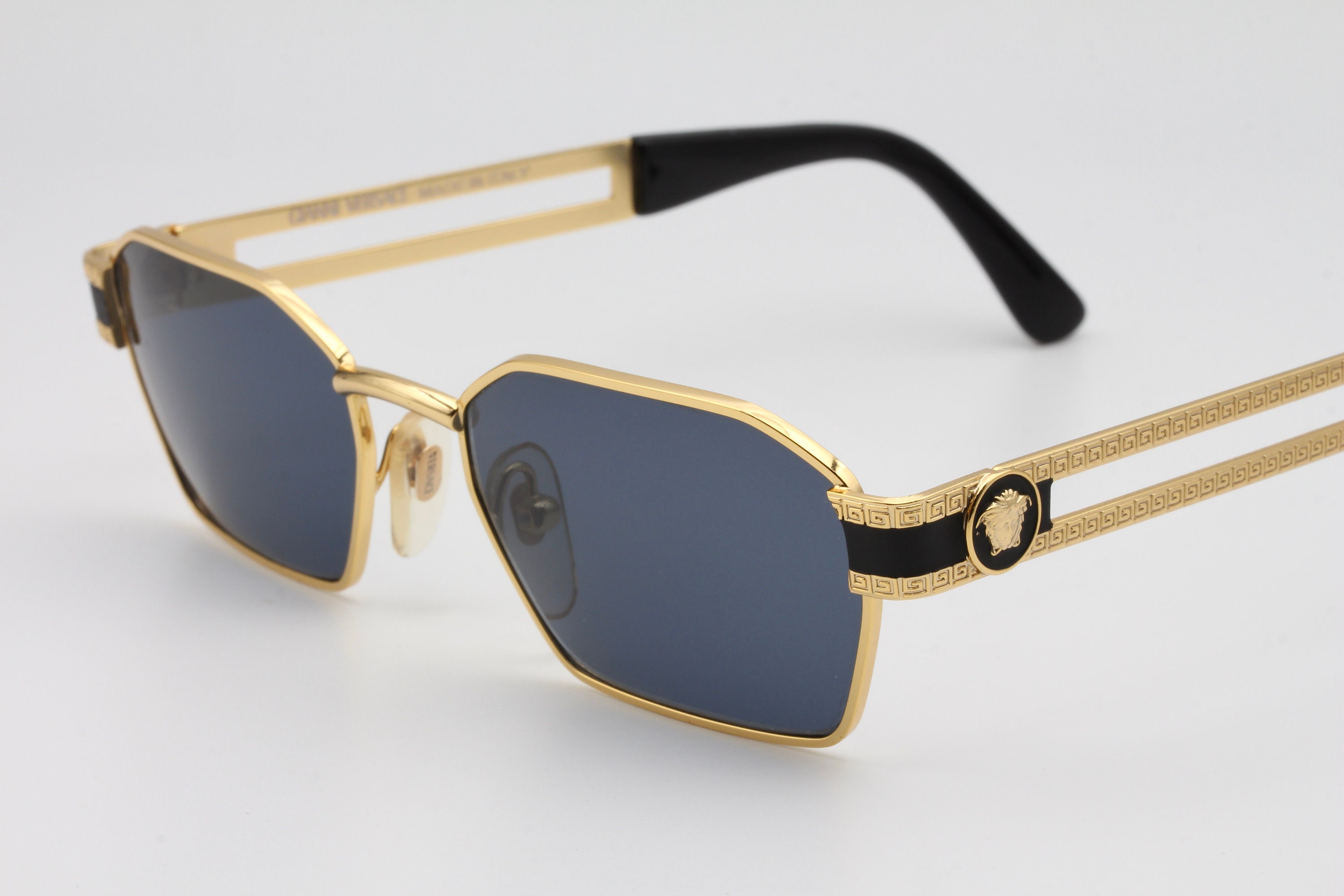 Vintage Sunglasses Versace S. 69 Made in Italy 80s - New Old Stock