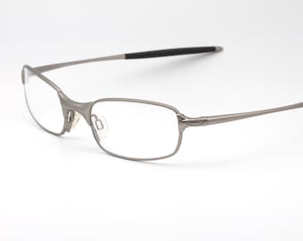 Oakley Men's Vintage Sunglasses Frame Only Square Wire Satin Black