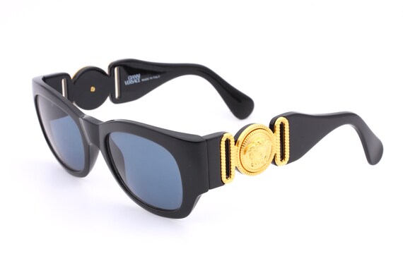 Versace 413/A Vintage Sunglasses Made in Italy 90's New Old