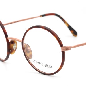 Romeo Gigli RG 47 vintage eyeglasses made in Italy 80&#39;s, new old stock