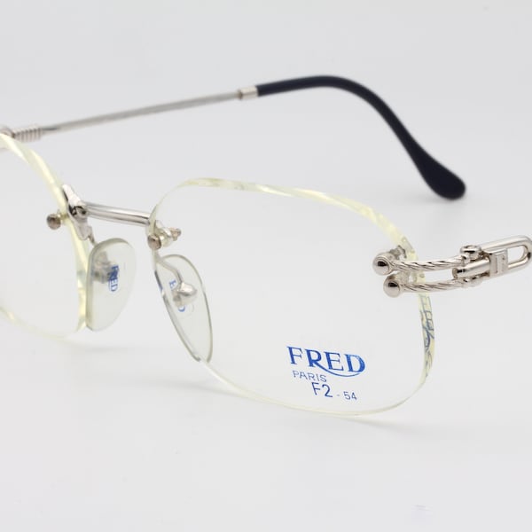 Vintage eyeglasses Fred mod Orcade made in France 90's - new old stock