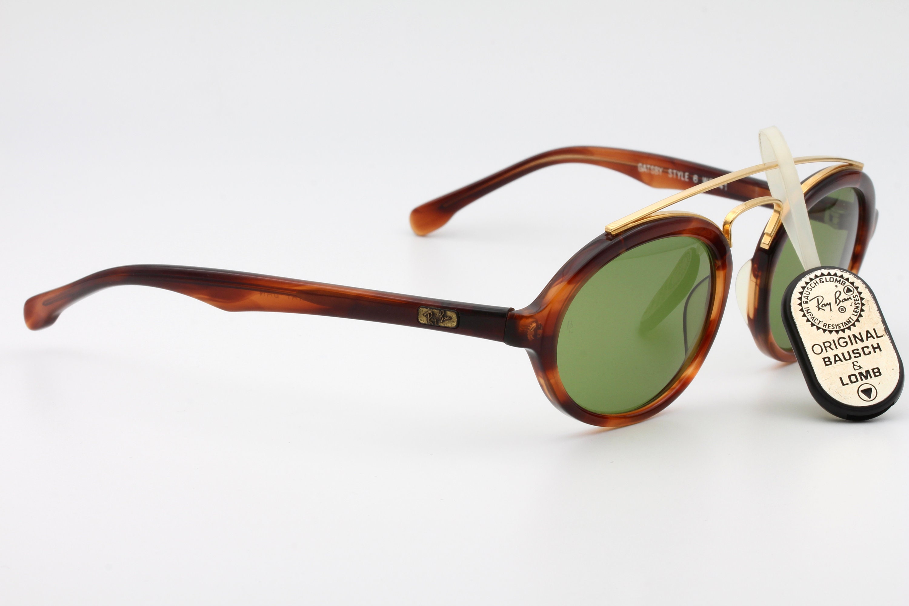 希少 Ray-Ban B&L製 ヴィンテージ サングラス フランス製 ヴィンテージ サングラス Ray Ban B&L GATSBY STYLE 6 W0941