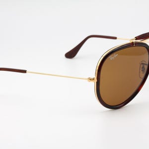B&l Ray Ban Traditional Style G Outdoorsman aviator with B15 lens made in the USA 90s - new old stock image 2