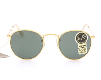 Ray Ban USA Vintage B&L W1573 Round Classic Metals Sunglasses - Etsy