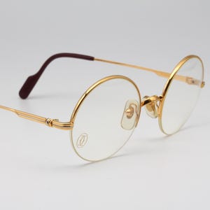 Gafas vintage Cartier Mayfair fabricadas en Francia, años 80 - Stock antiguo