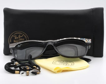 【美品】80s B&L RAY-BAN USA WAYFARER Ⅱ エボニィ Vintage Sunglasses Ray Ban B&L Sport Wayfarer II Mexico City