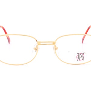 Jean Paul Gaultier 57 5108 GP vintage gold plated eyeglasses made in Japan 90's