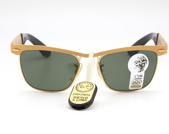Ray Ban B&L Wayfarer DLX vintage sunglasses made in USA 90's - new old stock
