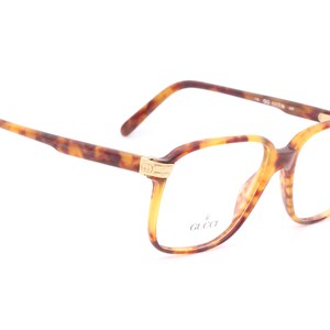 Noble Gucci GG 1117/N vintage eyeglasses / square glasses frames made in Italy in the 80s image 4