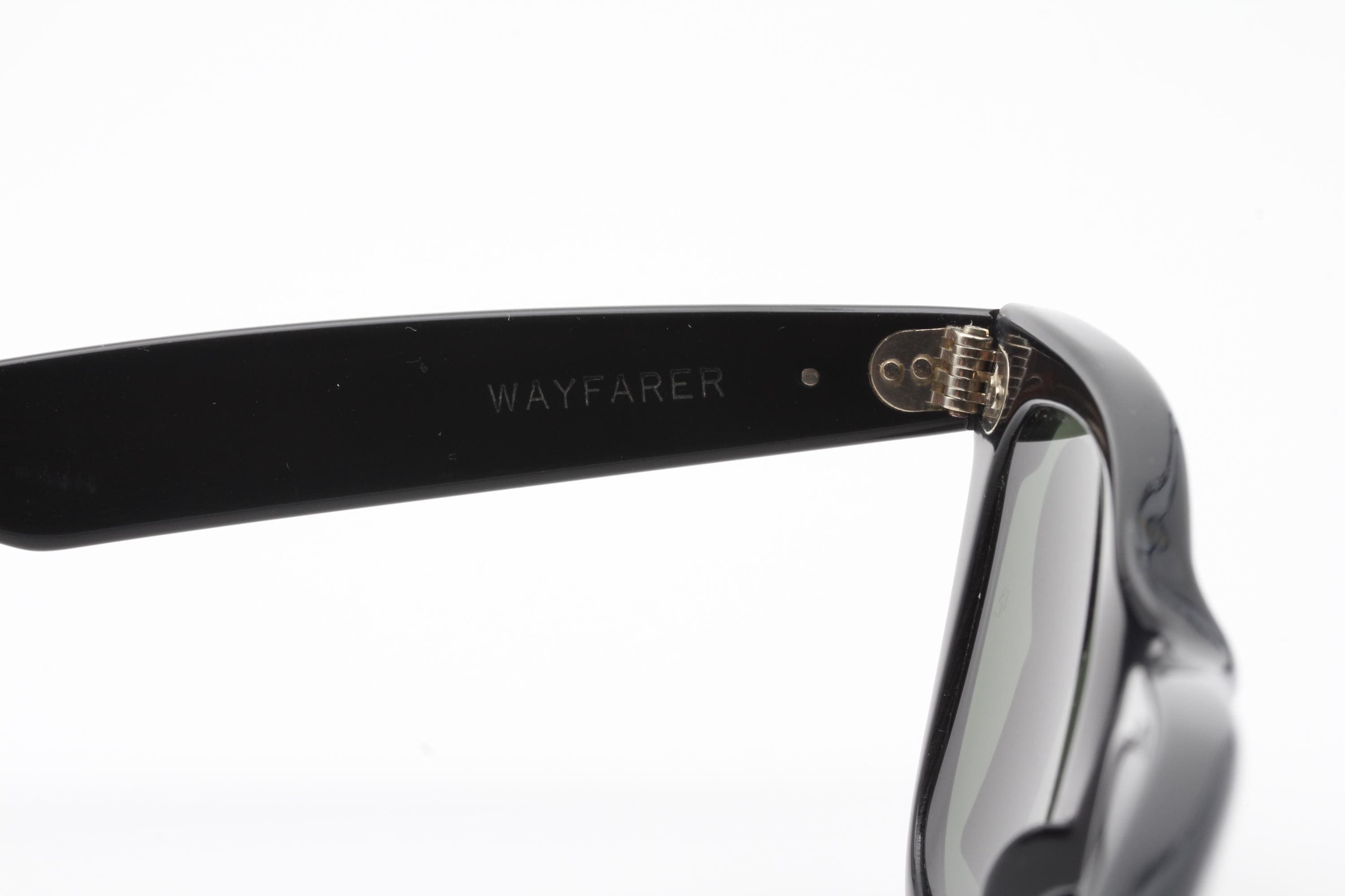 Ray Ban B&L Wayfarer Vintage Sunglasses Made in USA 90's - New Old