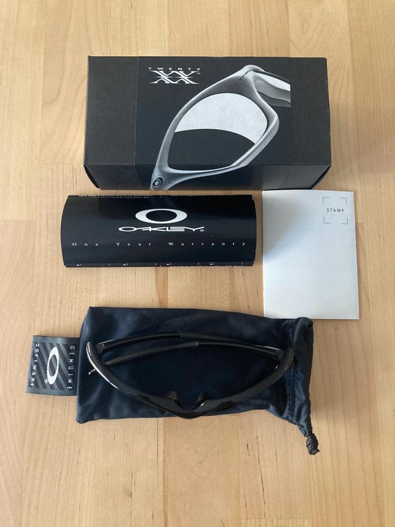 Oakley XX Twenty Jet Black With Black Lens Made in the USA 2000