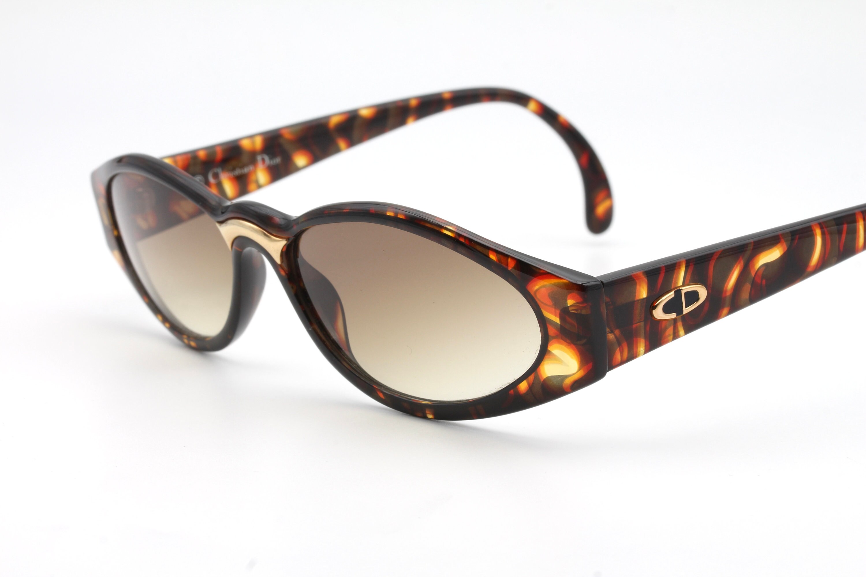 小物 Christian Dior Tortoise Shell Sunglasses Christian Dior Women's Tortoise Shell Oversized Square
