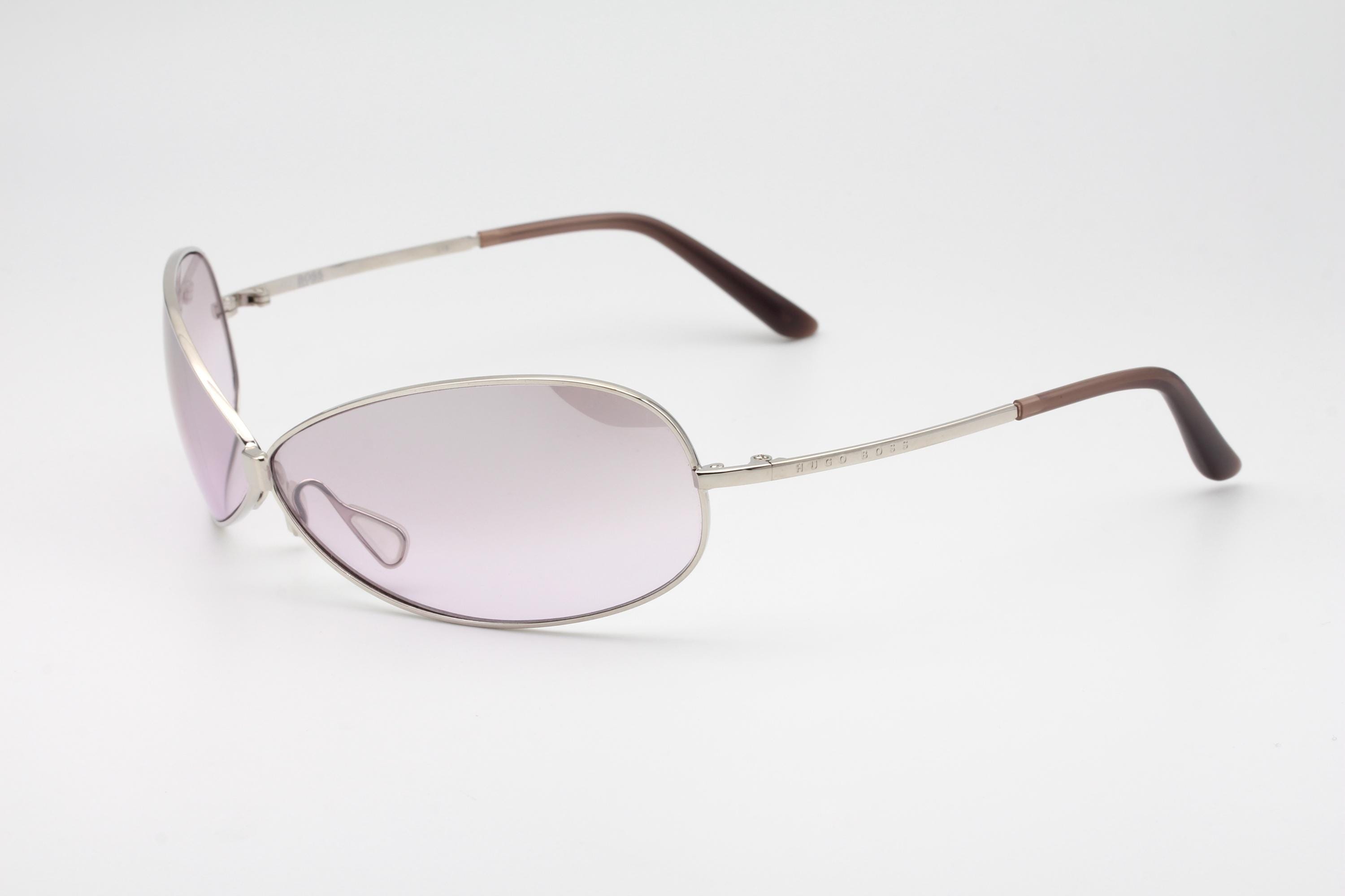 Vintage Hugo Boss Silver Women\'s Sunglasses HB11805 Hugo Boss HB11805 Vintage Sunglasses Made in Japan 90 main image 3