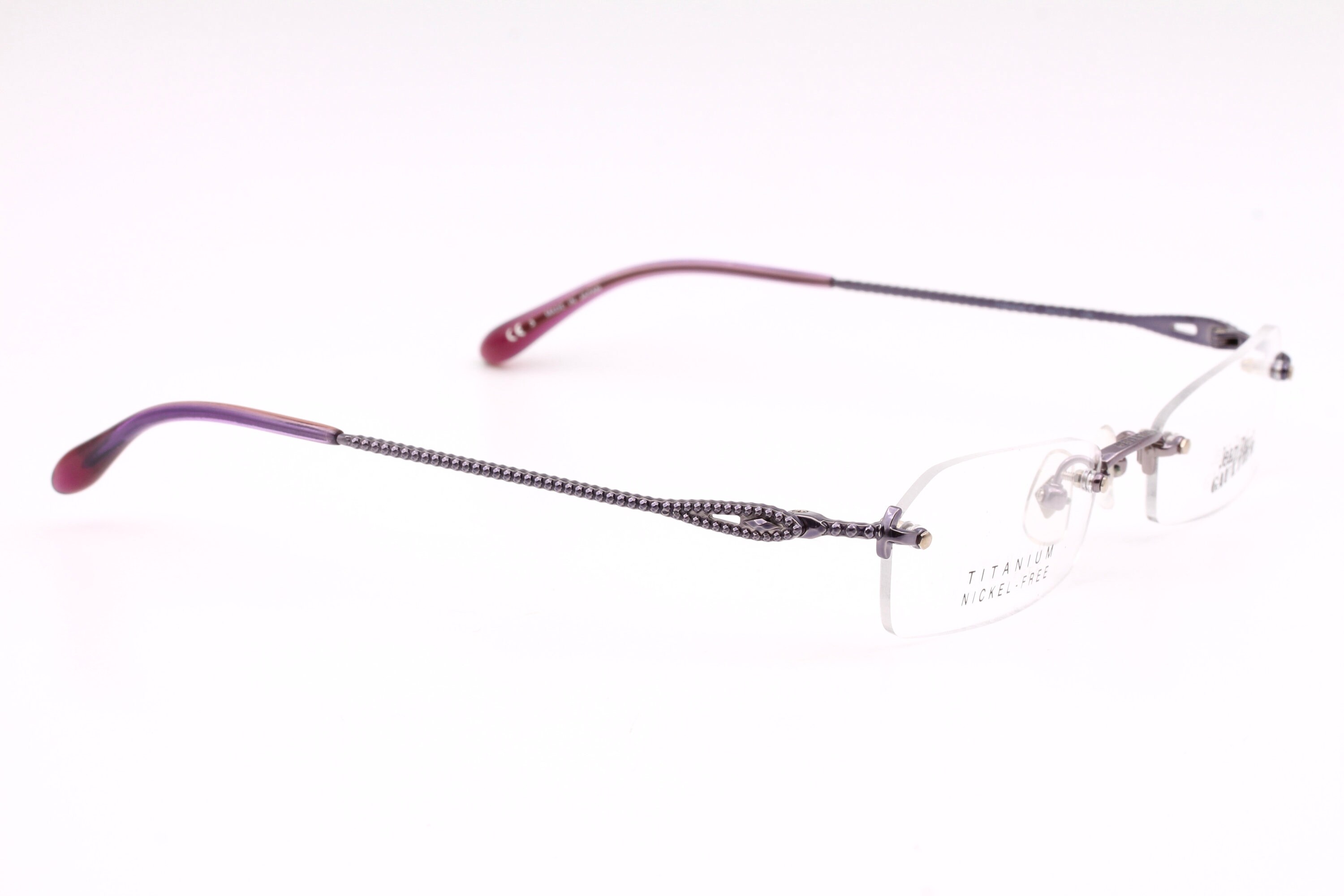 Jean Paul Gaultier 55 0063 Vintage Titanium Eyeglasses Made in