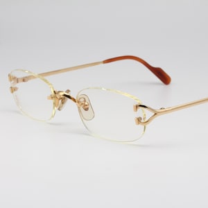 Cartier Rimless Frames C Decor - Etsy display picture 1