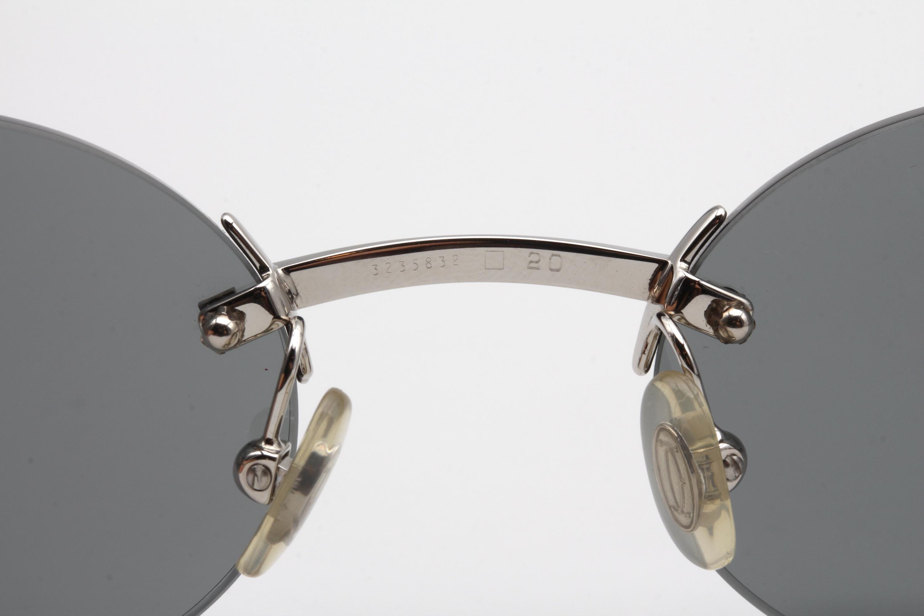 Cartier Shamal Vintage Sunglasses Made in France 90 display picture 1