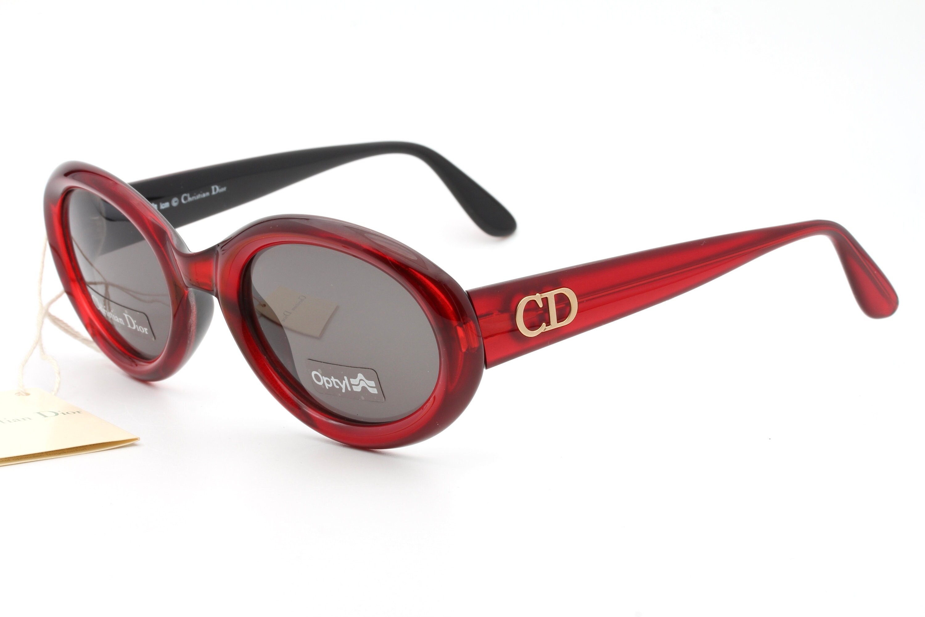 美品☆made Austria☆Christian Dior☆ Vintage Christian Dior Austria Quadior Matte Brown Women's