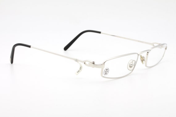 Signature C De Cartier Square Glasses in Black - Cartier Eyewear Collection