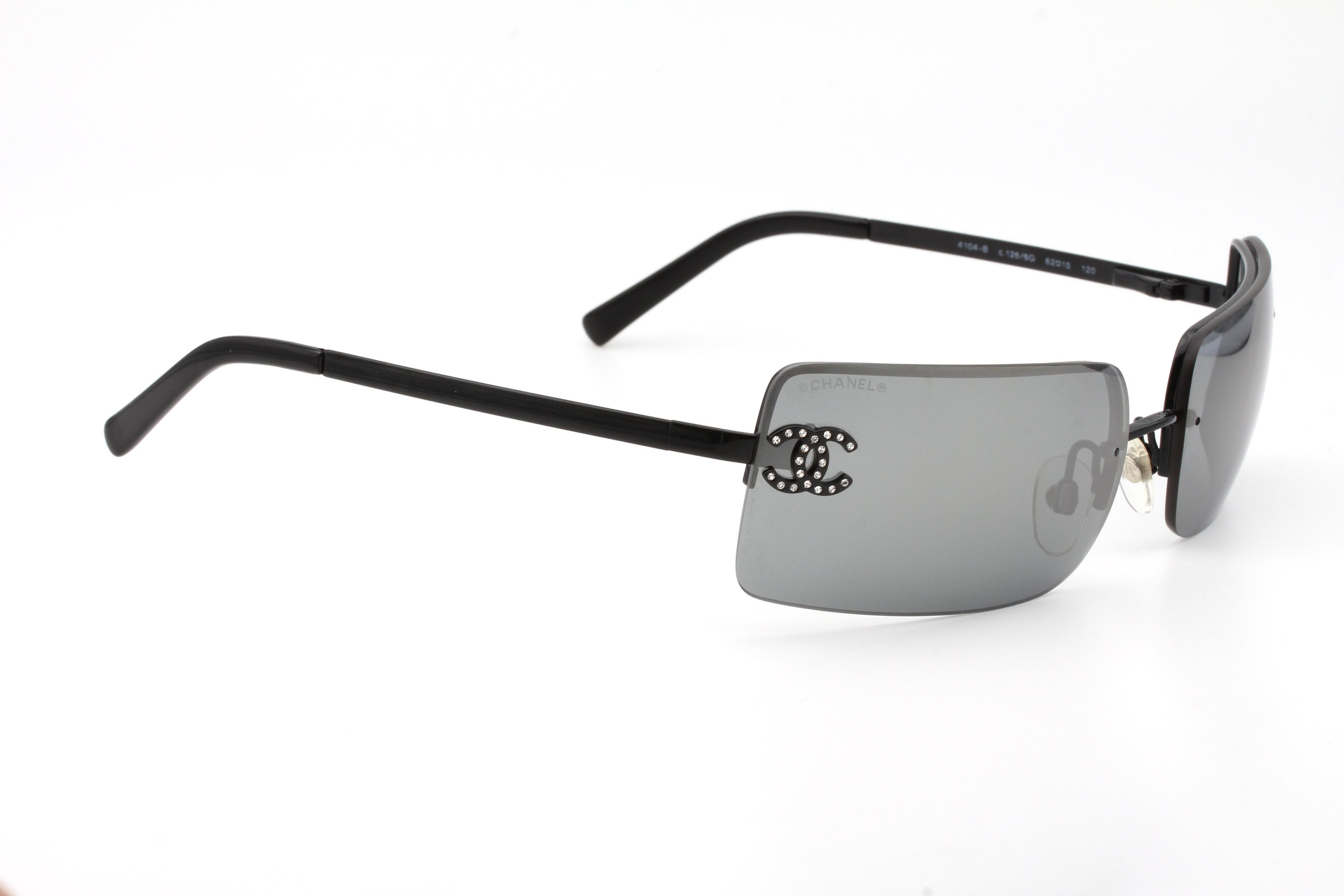 Rimless Leather Sunglasses