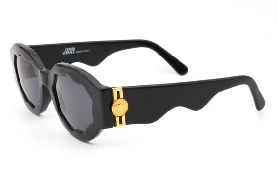 VERSACE サングラス VERSACE Vintage Sunglasses Purple Pink Strass Rhinestone