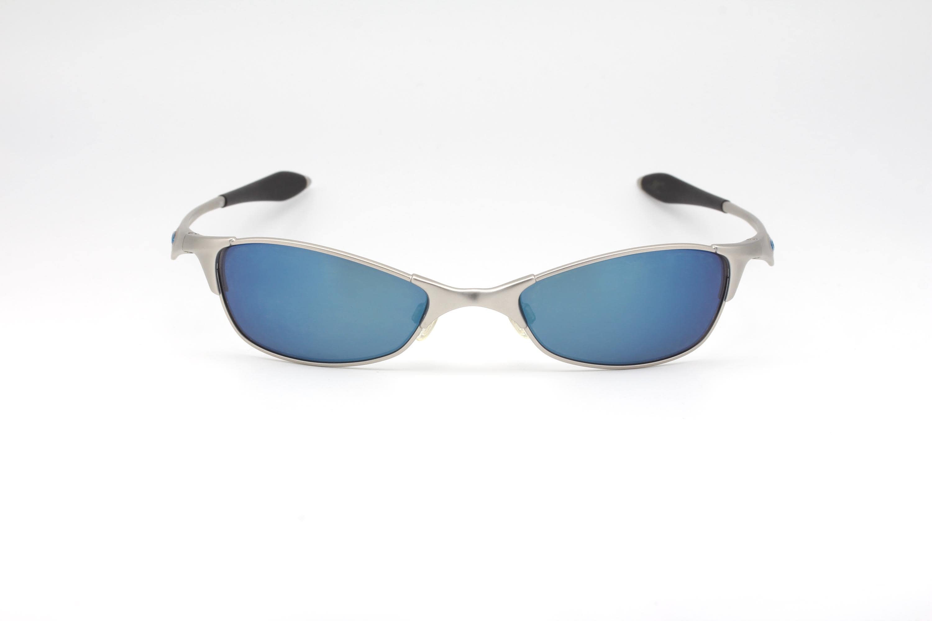 【極希少・正規品】OAKLEY 初代WIRETAP C-5合金製 Y2K Oakley Wiretap Vintage Sunglasses Made in the USA 90's - New Old