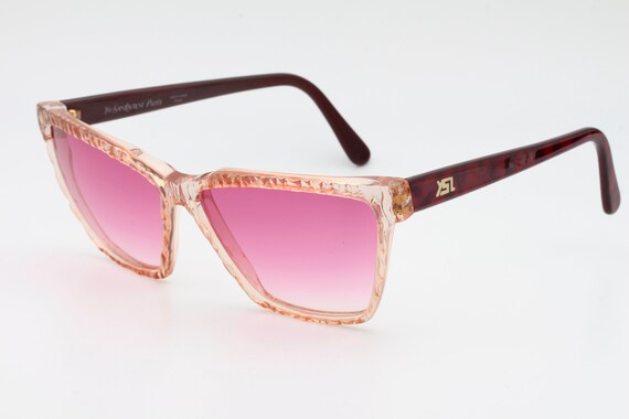 Vintage sunglasses Yves Saint Laurent mod INO made in France 80's - new old stock View 2