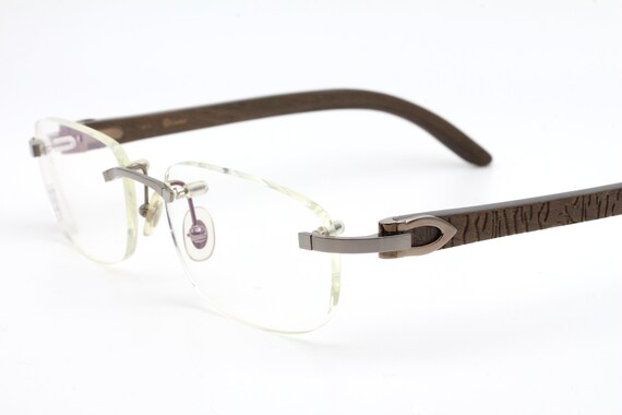 Cartier Jaipur vintage c decoración gafas de madera hechas en | Etsy España