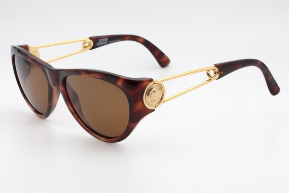 Versace Mod 427 vintage luxury sunglasses / oval … - image 2