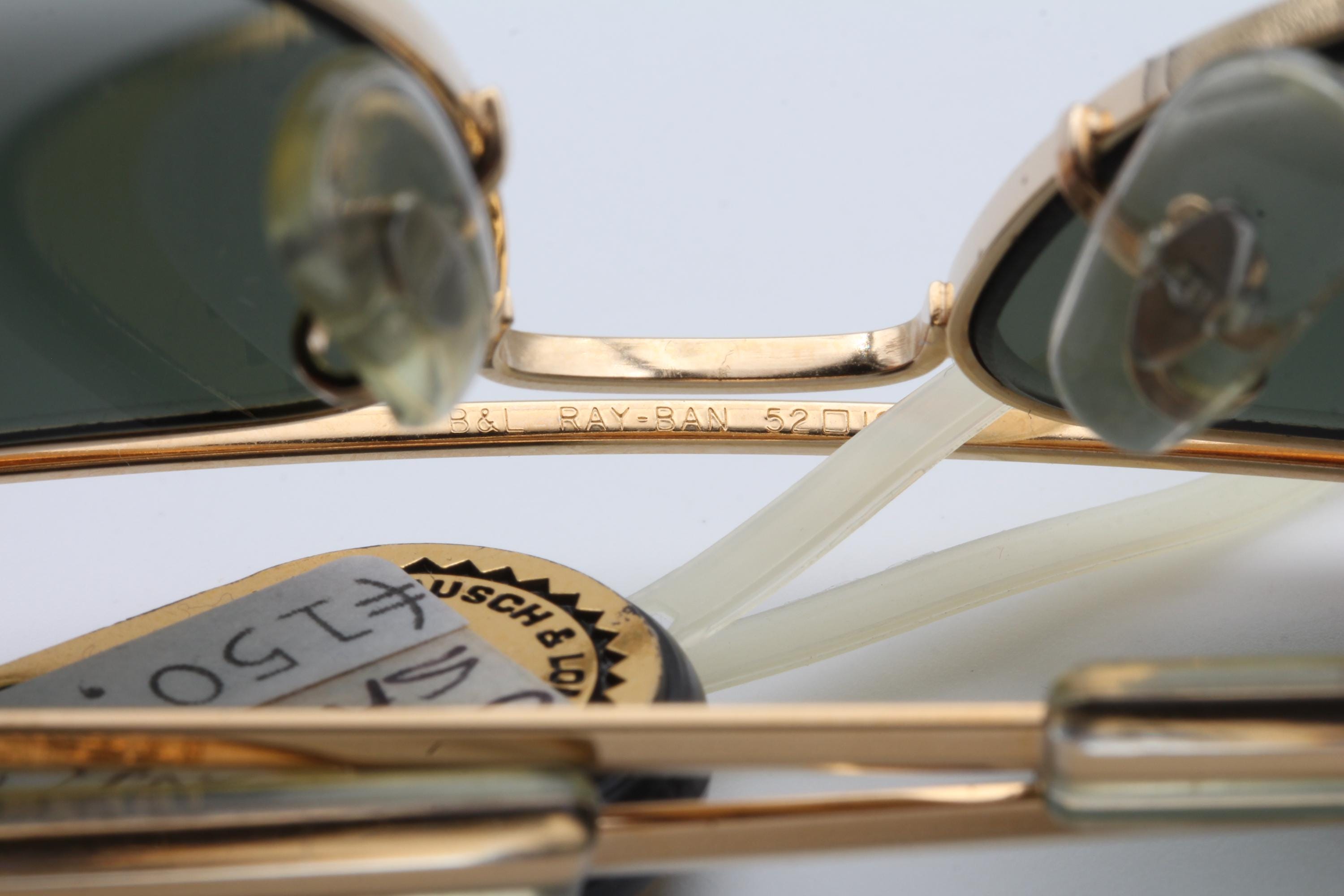 小物 VintageAuthenticB&L Ray-Ban Sunglass Ray Ban B&L W1349 VTAR Vintage Sunglasses Made in the USA 80's