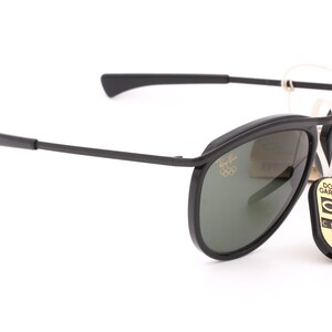 Ray Ban B&L Olympian series Deluxe vintage solglasögon tillverkade i USA 90-talet - nya gamla lager bild 4