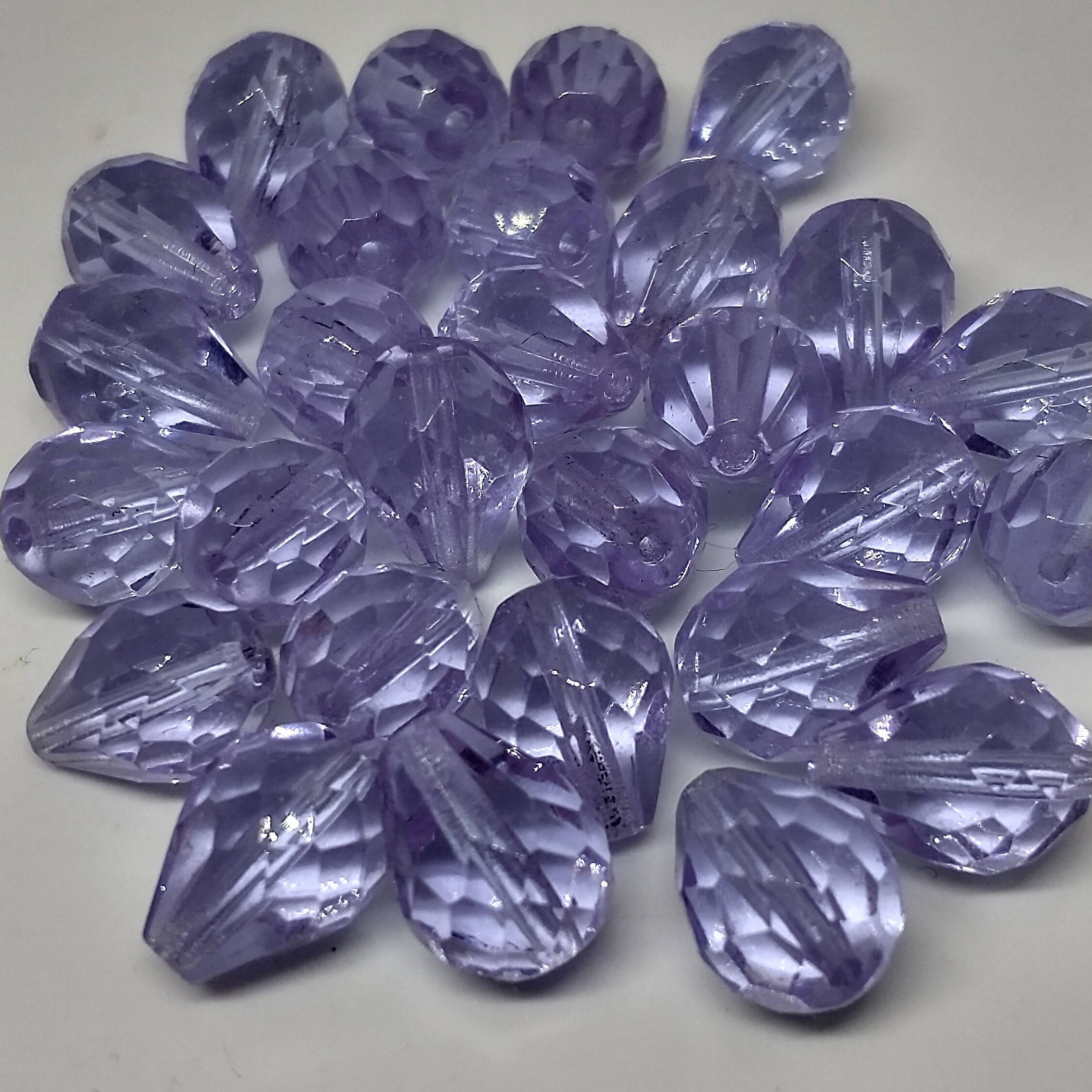 Lot De 10 Perles Facettées "Crystal Cracked" De Bohême - 10mm - Marque Preciosa - Neuf