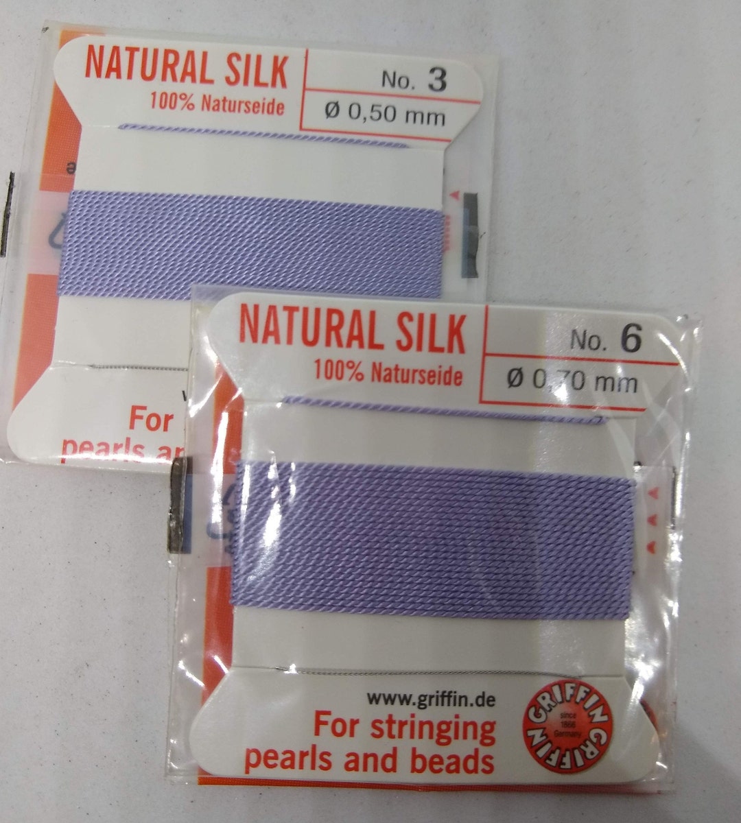 Griffin Bead Cord Natural Silk Thread 6 0.70mm Etsy