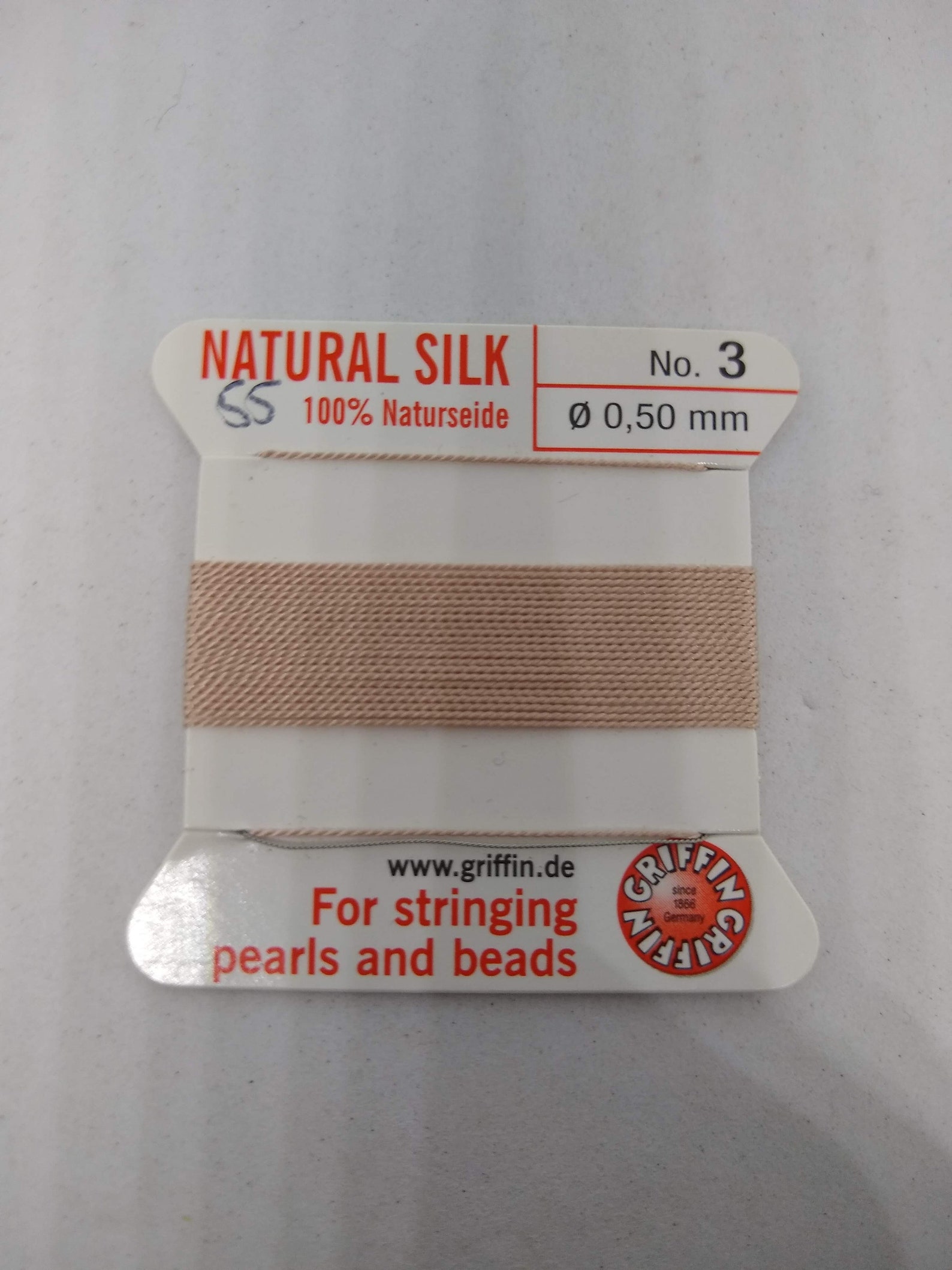 Griffin Bead Cord Natural Silk Most Colours Thread 0.50mm Etsy