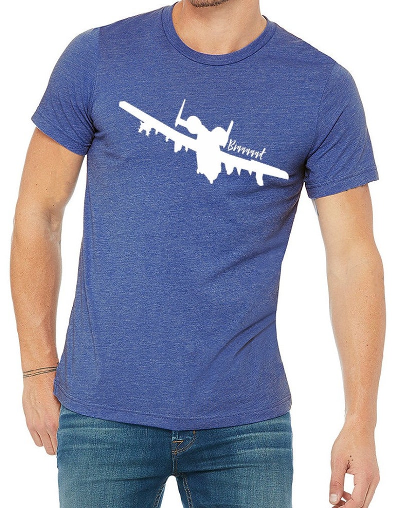 A-10 Shirt Warthog Shirt Custom A-10 Shirt A-10 Brrt on Front