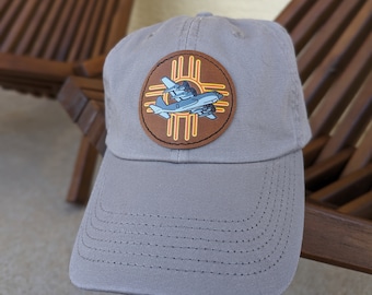 Casquette HC-130 Zia avec empiècement en cuir